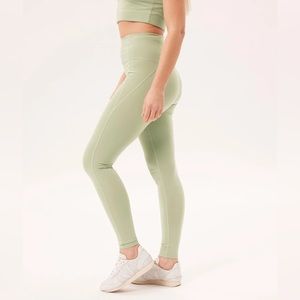 Girlfriend Collective Matcha High-Rise Compressive Legging